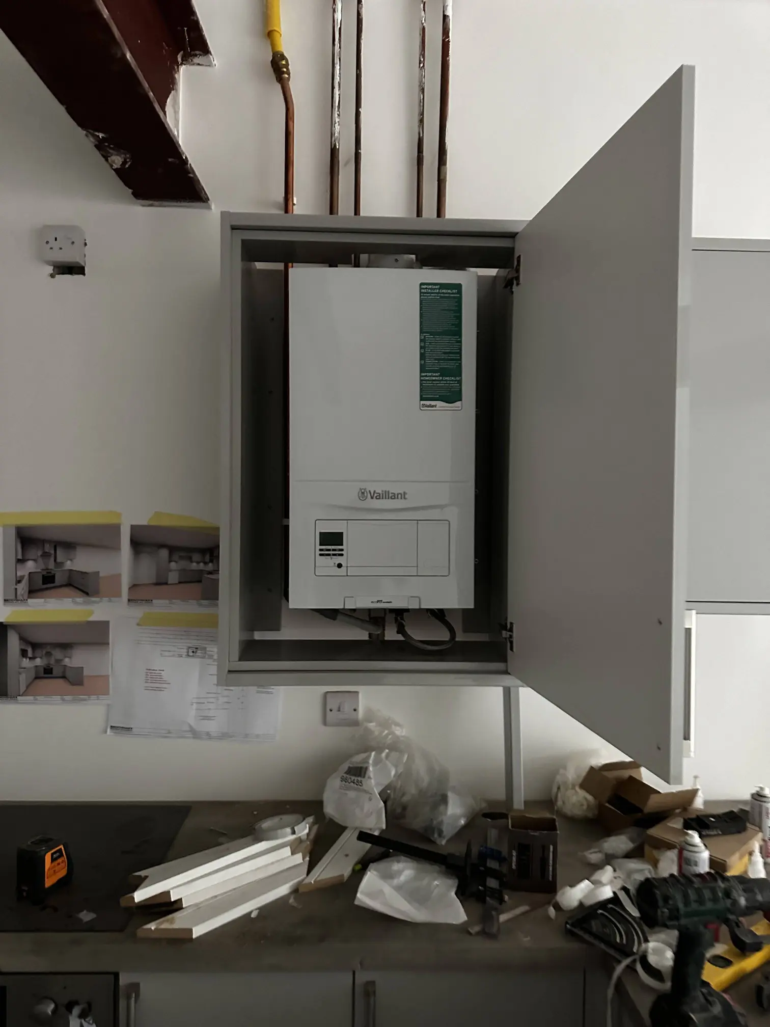 White Gloss Kitchen Installation Service